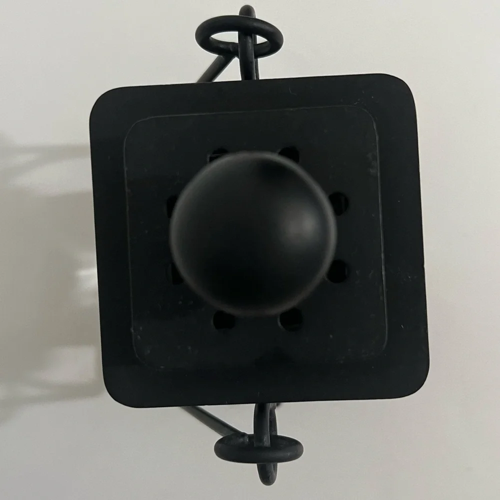 Frontgate Vintage Windproof Candle Holder Lantern Indoors & Outdoors Black